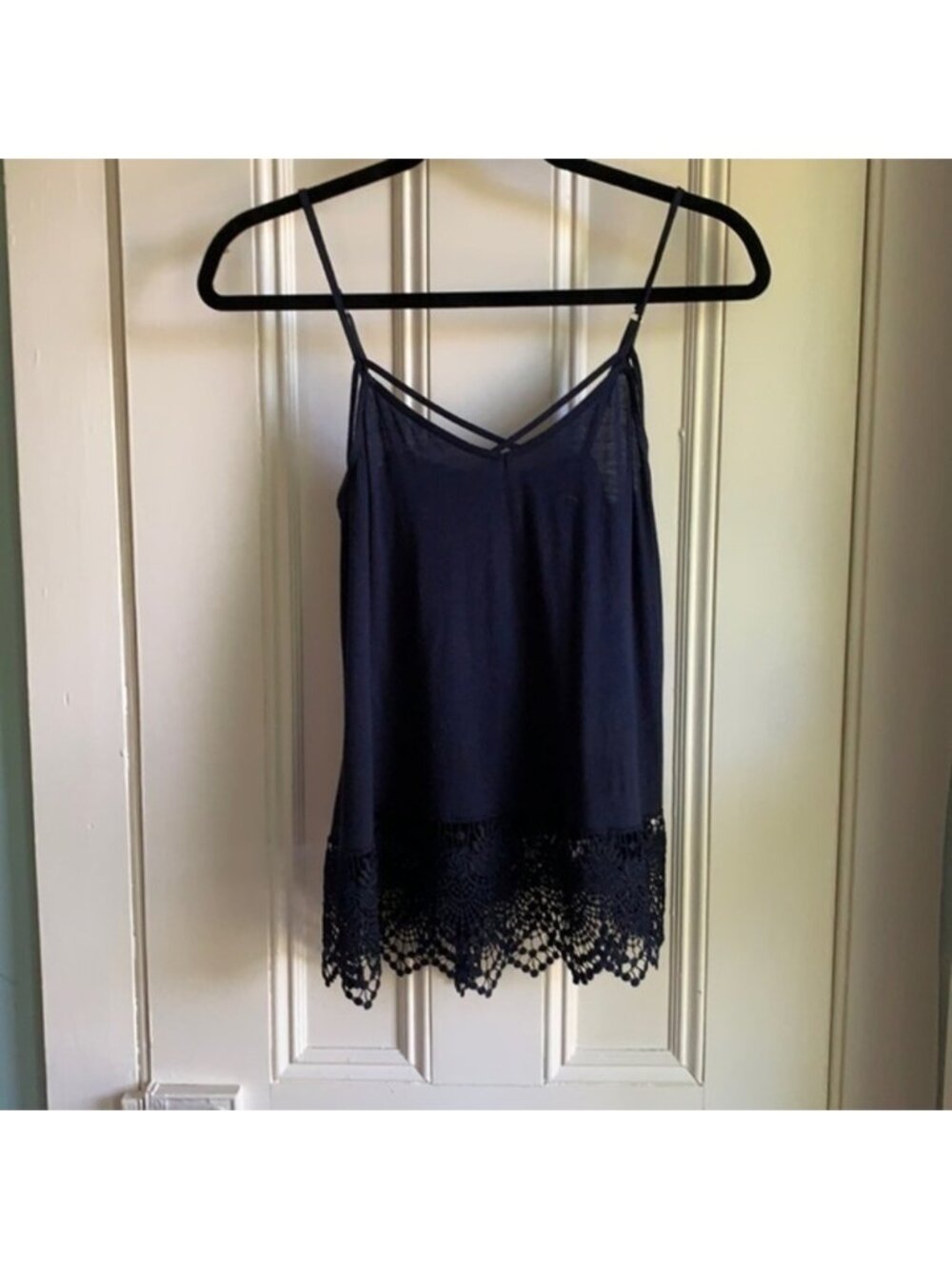 lace bottom tank top